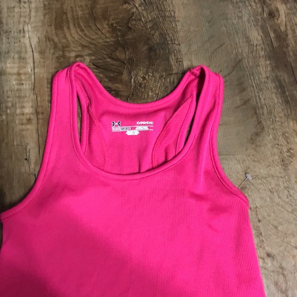 Under Armour Pink HeatGear Tank Top - Picture 4 of 5